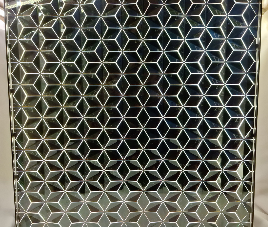 تایل طرح برجسته استیل بدون حاشیه